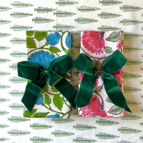 English Garden Cotton Napkins (set of 4)