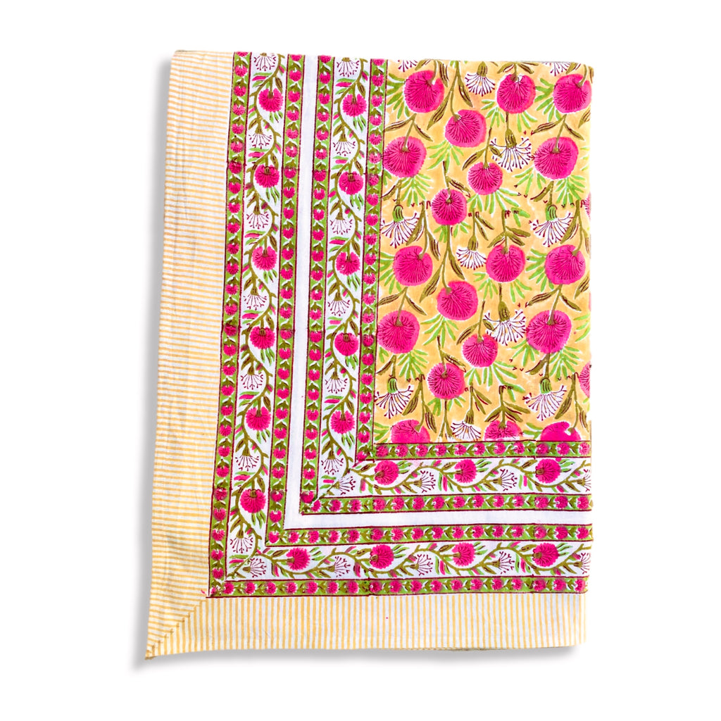Dandelion Pink Tablecloth - Two Sizes