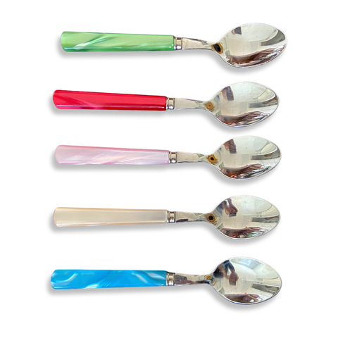 Pearly Teaspoons (set of 5)
