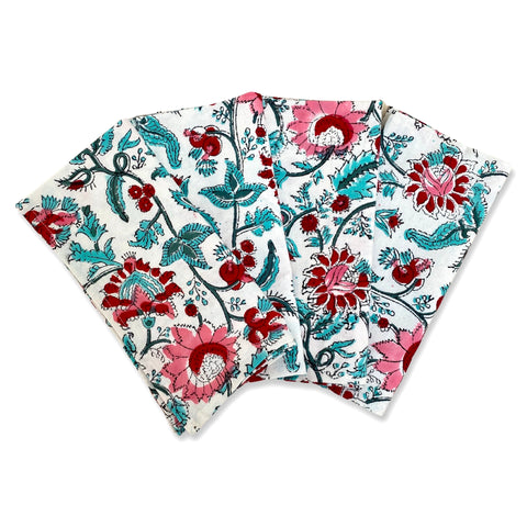 Wild Flower Cotton Napkins (set of 4)