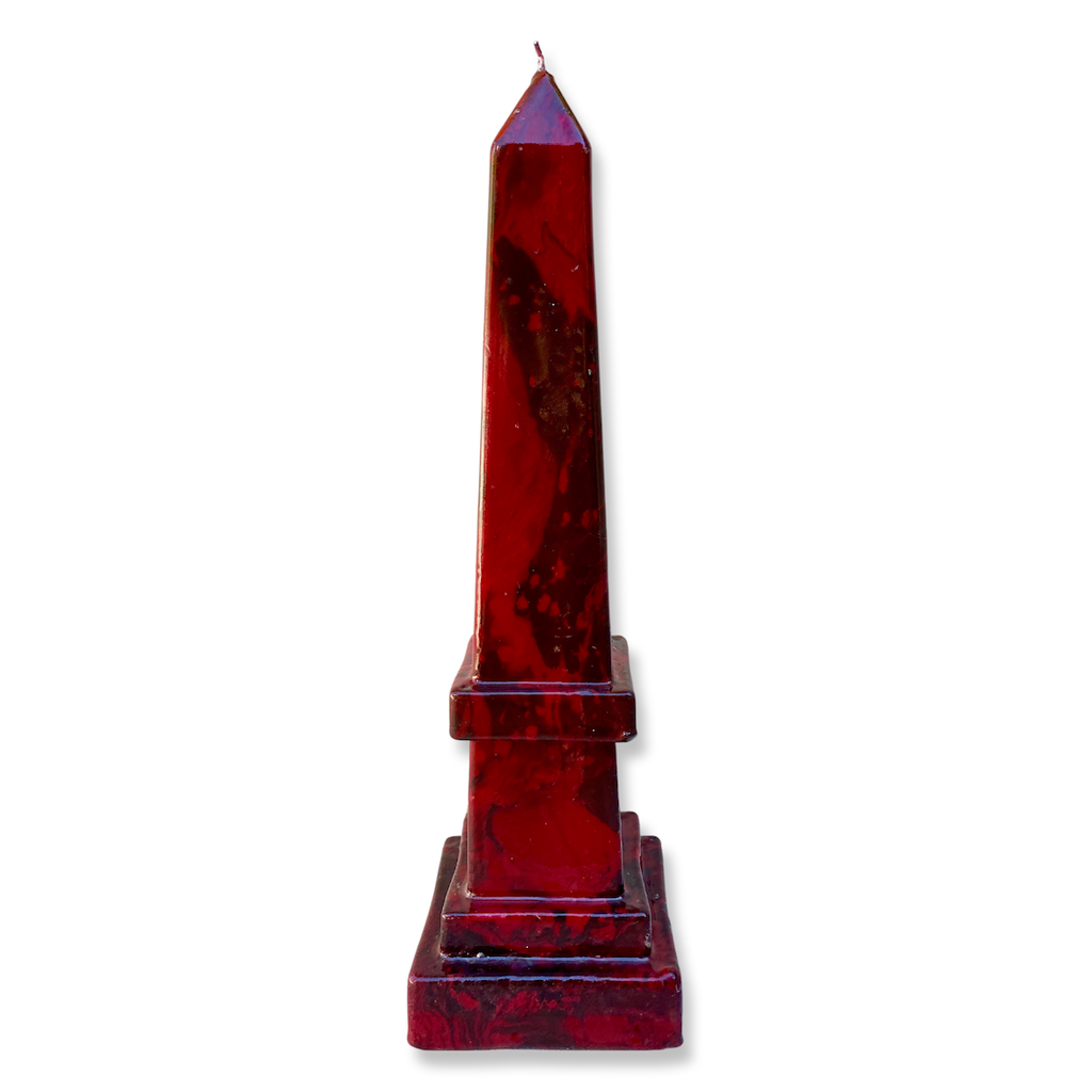 Obelisk Candle in 'Venus' (35cm tall)