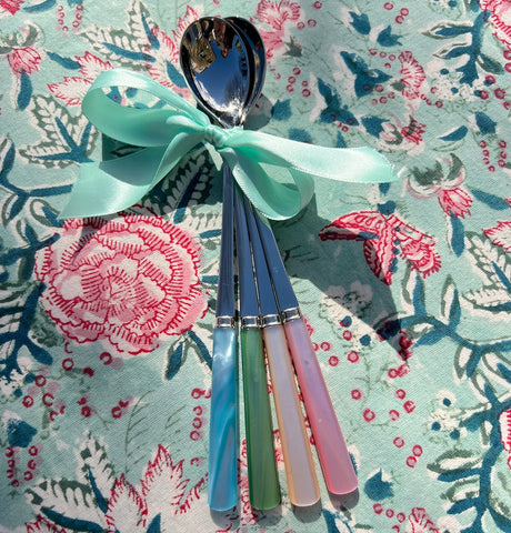 Pearly Cocktail & Ice Cream Spoons (set of 4)